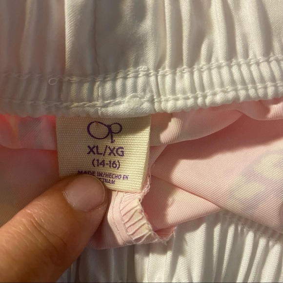 OP Pink Heart Shorts Size XL (14/16) - Picture 3 of 3
